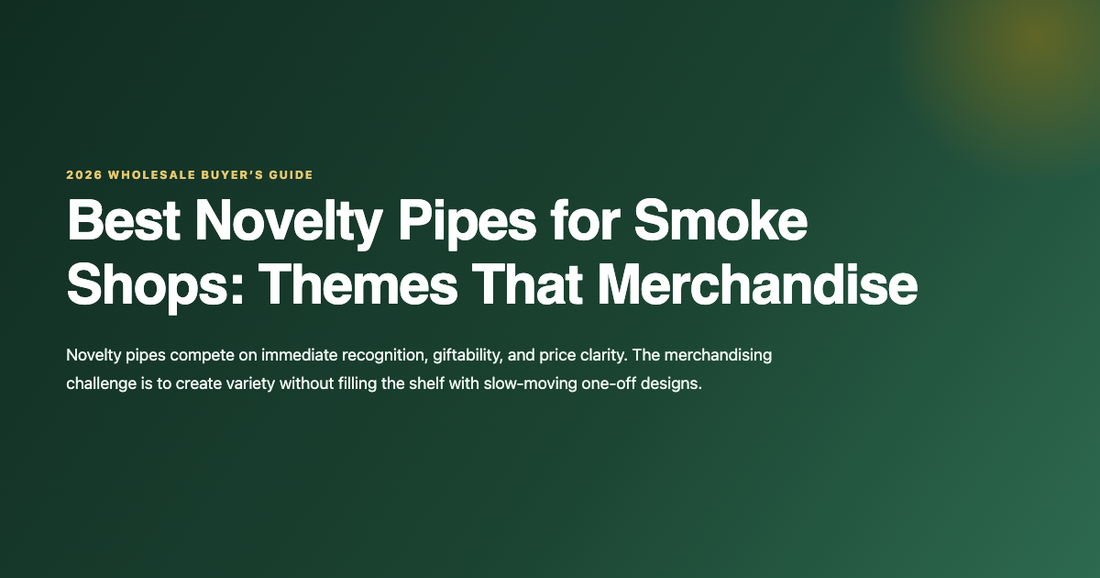 Best novelty pipes wholesale guide for smoke shops