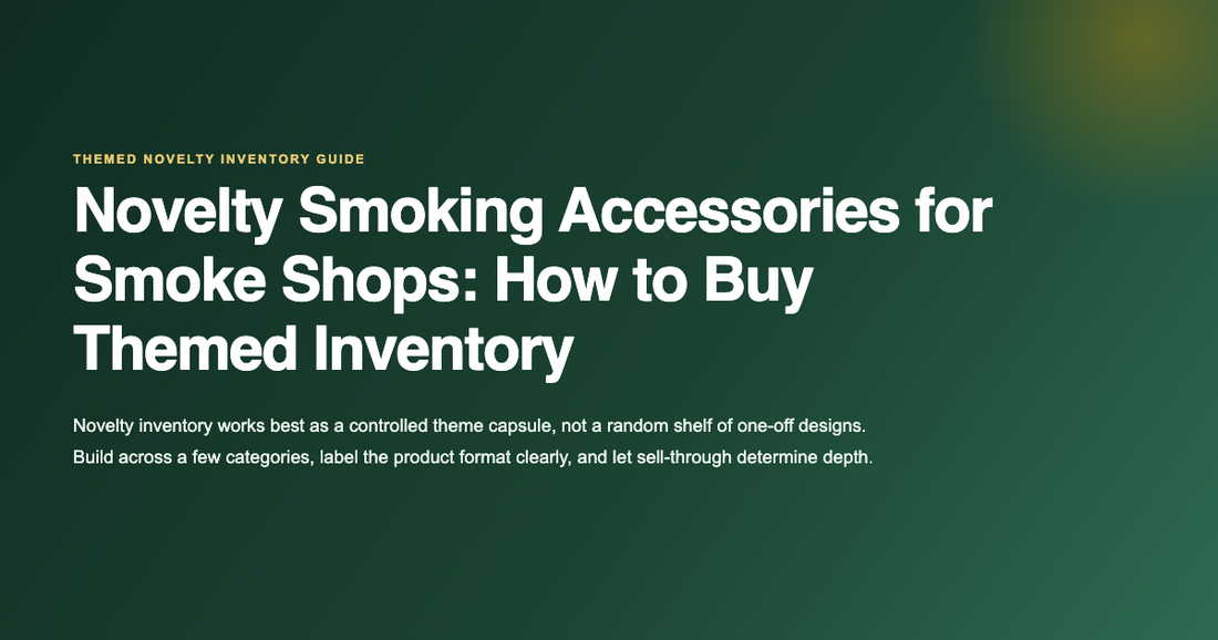 themed novelty smoking accessories including mushroom alien regional and graphic wholesale inventory