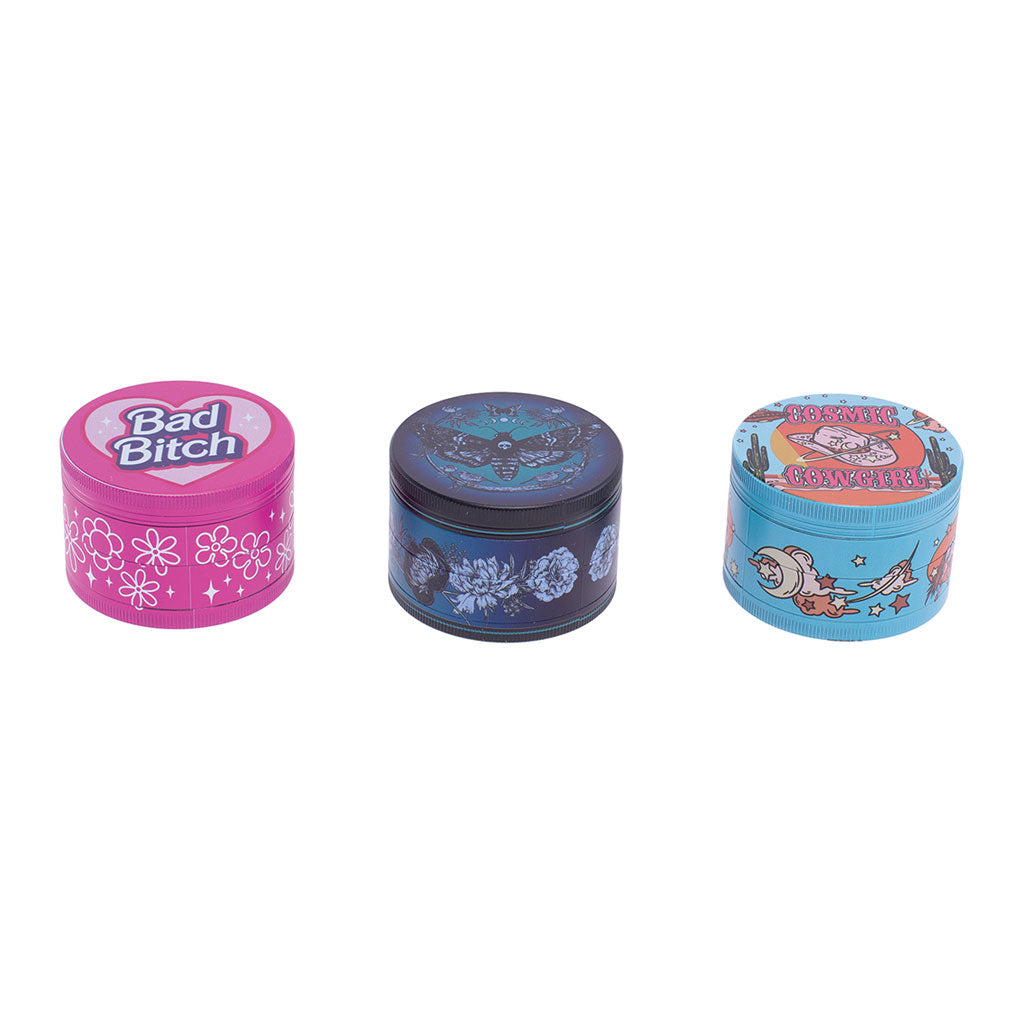 6ct 63mm Wacky Grinders - Mix 4 Wholesale | Wacky Grinders