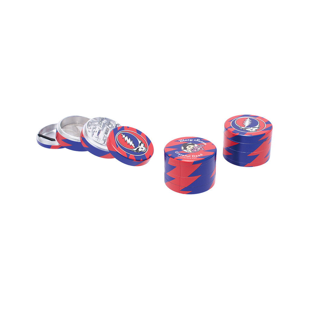 Grateful Dead x Blazy Susan Grinder - Red and Blue SYF by Blazy Susan - Wholesale