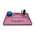 Blazy Susan Hemp Plastic Rolling Tray - Pink by Blazy Susan - Wholesale