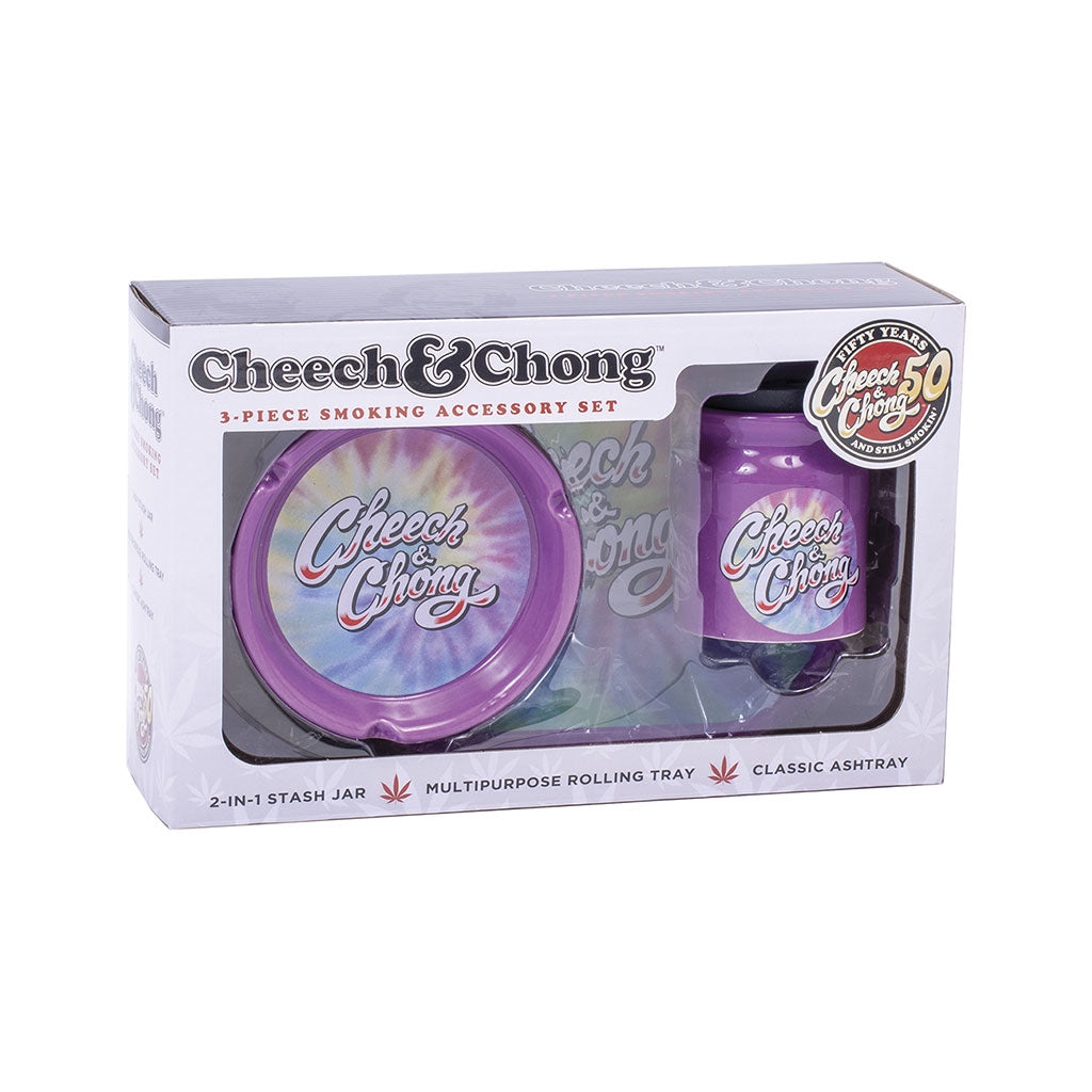 Cheech & Chong Gift Set - Purple Tie Dye Wholesale