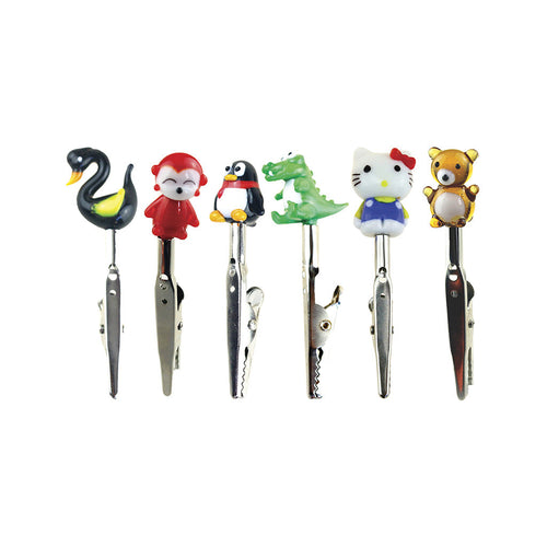 12pk. Roach Clips - 6 Styles by Green Flower - Wholesale