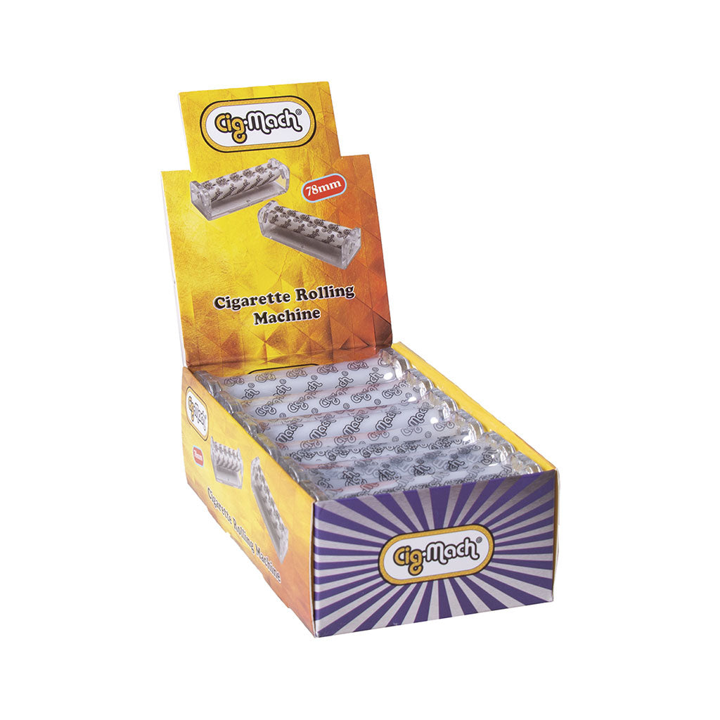 12ct. Cig- Mach 78mm Rolling Machine W/ Silicone Liner by Cig-Mach - Wholesale