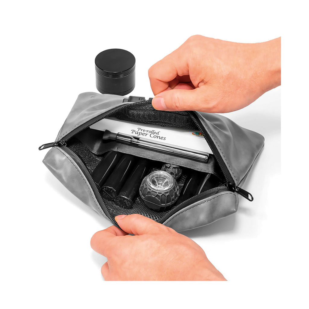 Grey 26 Piece Smellproof Smoking Kit - CYPHE Wholesale | CYPHE