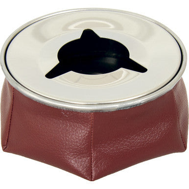 Bean Bag Ashtray (pu Leather) Brown Color by Fujima - Wholesale