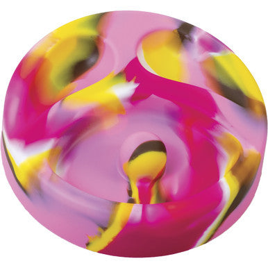 6" Rainbow 2 Silicone Pipe Ashtray. Holds 2 Pipe by Connection Store - Old HBH Wholesale - Wholesale