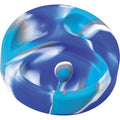 6'' Black/ Blue Silicone Pipe Ashtray. Holds 2 Pipe by Fujima - Wholesale