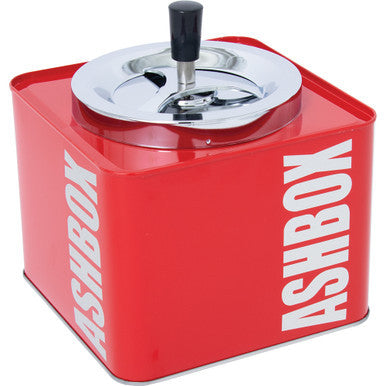 7in Red Ashbox Spinning Ashtray by Connection Store - Old HBH Wholesale - Wholesale