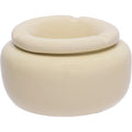 5in Moroccan Ceramic Ashtray - White Pearl by Connection Store - Old HBH Wholesale - Wholesale