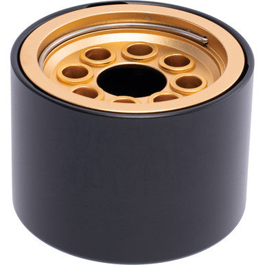 3.3in Black Aluminum Ashtray by Green Flower - Wholesale