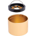 3.3in Gold Aluminum Ashtray by Connection Store - Old HBH Wholesale - Wholesale