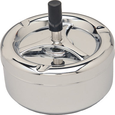 5" Chrome Round Spinning Ashtray Wholesale