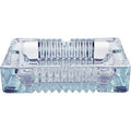 Blue Square Glass Ashtray - 8in x 8in by Fujima - Wholesale