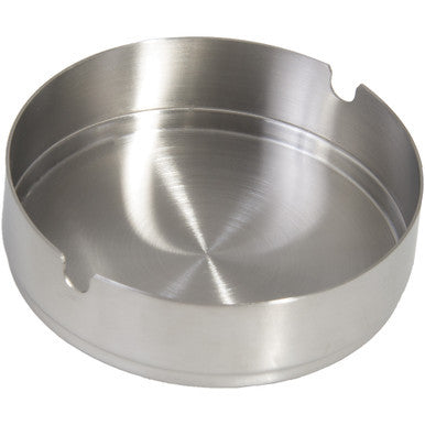 12ct. Large Stainless Steel Ashtray by Fujima - Wholesale