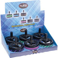 6ct Plaid & Stars Spinner Ashtrays - 3.5in by Fujima - Wholesale