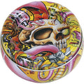 6ct. Asst. Design Metal Stash Ashtray by Fujima - Wholesale
