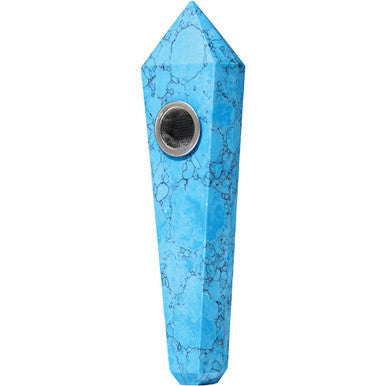 Blue Turquoise Gemstone Pipes - Astral Project by Astral Project - Wholesale