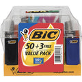 50Ct. Bic Mini Size Lighters +3 Free by Bic - Wholesale