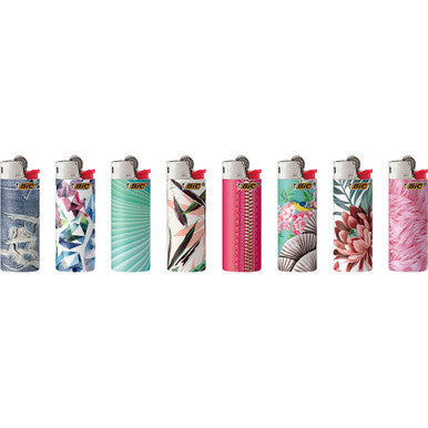 50Ct. Bic Mini Fashion Print Lighters. by Bic - Wholesale