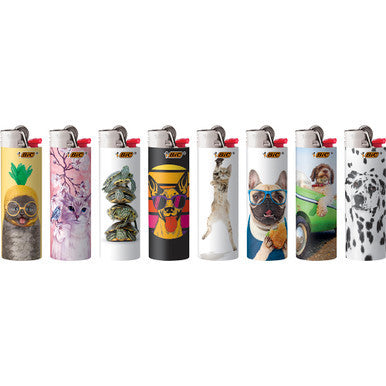 50Ct. Bic Limited Series Animal Lover Lighters by Bic - Wholesale