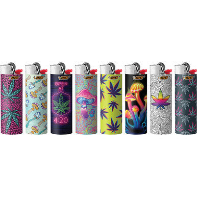 50Ct. Bic Limited Leaf Mushroom Lighters by Bic - Wholesale