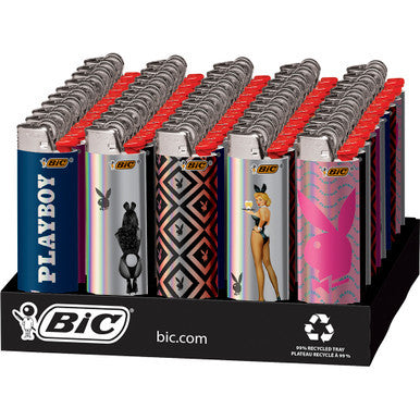 50Ct. Bic Holographic Playboy Series Lighters by Bic - Wholesale