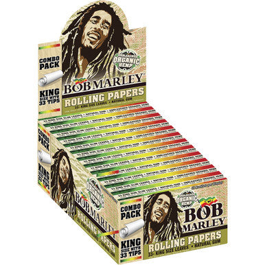 33 Ct. 3pk Bob Marley Pre-Rolled Cones - King Size by Bob Marley - Wholesale