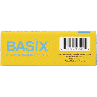 25 Ct. Basix Natural Rolling Paper 1.25" by Basix - Wholesale