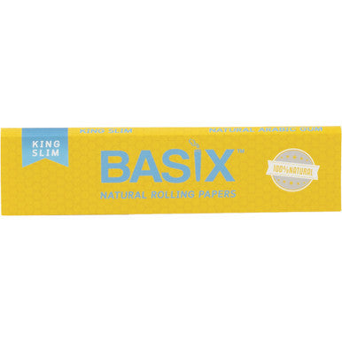 50 Ct. Basix Natural Rolling Paper Kings by Basix - Wholesale
