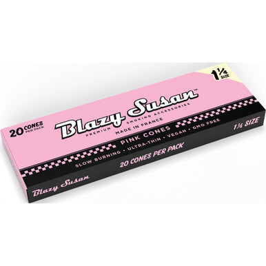12 Ct. 20pk Pink Cones 1-1/4 Blazy Susan by Blazy Susan - Wholesale