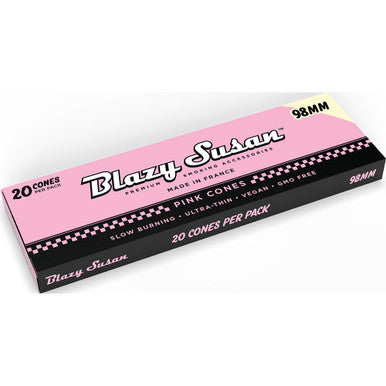 12 Ct. 20pk Pink Cones 98mm Blazy Susan by Blazy Susan - Wholesale