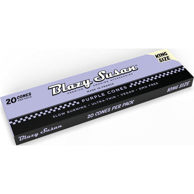 12 Ct. 20pk Purple Cones 110mm Blazy Susan by Blazy Susan - Wholesale