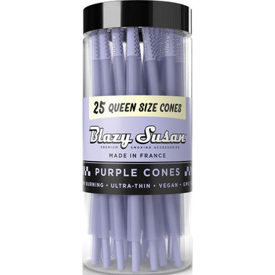 25 Ct. Purple Queen Blazy Susan Cones 120/40mm by Blazy Susan - Wholesale