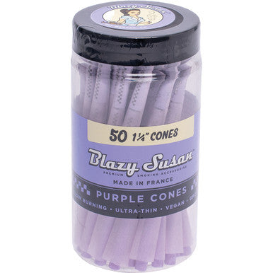 50 Ct. Blazy Susan Purple Cones 1.25" by Blazy Susan - Wholesale