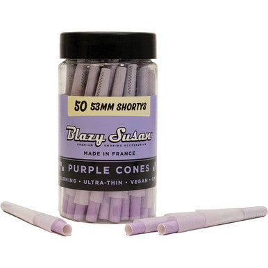 50 Ct. Blazy Susan Purple Cones Shorty 53mm by Blazy Susan - Wholesale