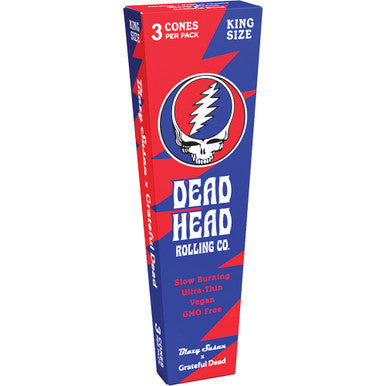 21 Ct. 3pk. Grateful Dead x Blazy Susan Pre. Rolled Cones Kin by Blazy Susan - Wholesale