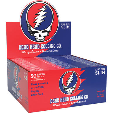 50 Ct. King Slim Grateful Dead x Blazy Susan Rolling Papers by Blazy Susan - Wholesale