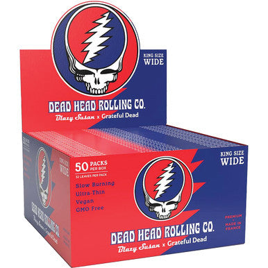 50 Ct. King Wide Grateful Dead x Blazy Susan Rolling Papers by Blazy Susan - Wholesale
