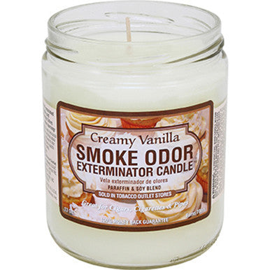 12ct. Creamy Vanilla Smoke Odor Candles 13oz. by Smoke Odor - Wholesale
