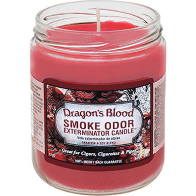 12ct. Dragon`s Blood Smoke Odor Candles 13oz. by Smoke Odor - Wholesale
