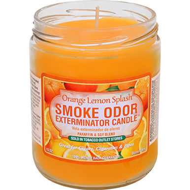 12ct. Orange Lemon Splash Smoke Odor Candles 13oz. by Smoke Odor - Wholesale