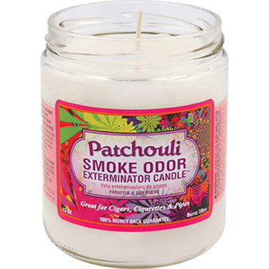 12ct. Patchouli Amber Smoke Odor Candles 13oz. by Smoke Odor - Wholesale