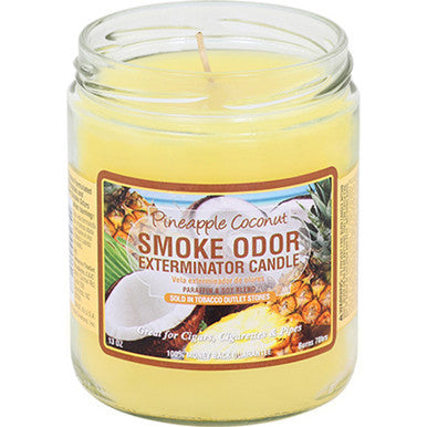 12ct. Pineapple Coconut Smoke Odor Candles 13oz. by Smoke Odor - Wholesale