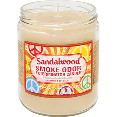 12ct. Sandalwood Smoke Odor Candles 13oz. by Smoke Odor - Wholesale