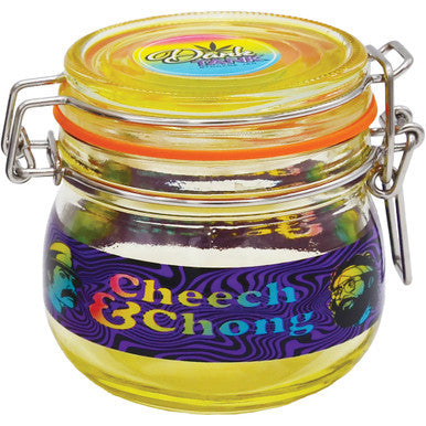 6Count 150Ml Cheech & Chong Glass Jar With Clasp by Cheech & Chong - Wholesale