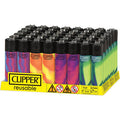 48Ct. Fluorescent Nebula Clipper Lighters by Clipper - Wholesale
