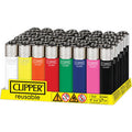 48Ct. Solid Color Clipper Lighters by Clipper - Wholesale