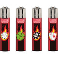 48Ct. Luck Dice Cards Clipper Lighters by Clipper - Wholesale