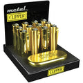 12Ct. Gold Colored Metal Clipper Lighters by Clipper - Wholesale